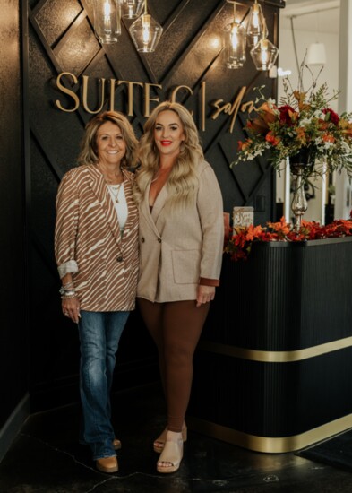 Salon Manager Michelle Bornhoft and Owner Brooke Hansen