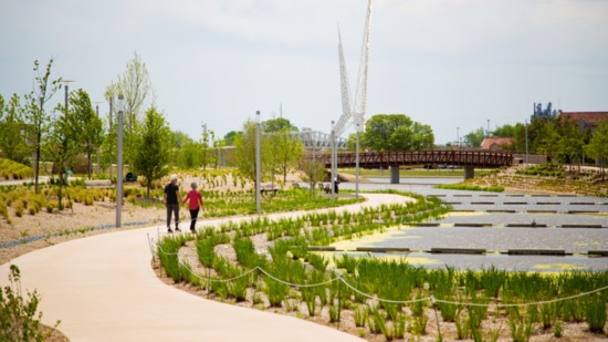 The 70-acre public space is open for summer fun.