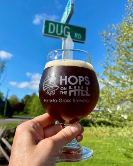 Connecticut has numerous breweries, including our own Hops on the Hill Farm Brewery in South Glastonbury. 