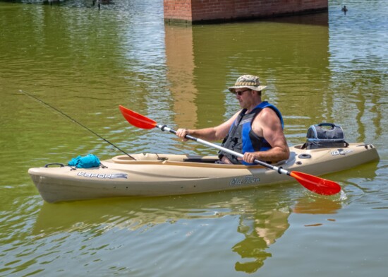 Paddle a kayak on one of the area's many waterways.