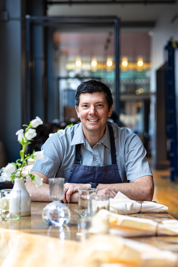 Owner and Executive Chef Joseph Lenn at J.C. Holdway, named after his late Uncle Joe, Joseph