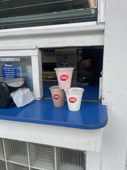 Milkshakes from Dairy Queen Montvale