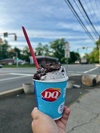 A blizzard from Dairy Queen Montvale