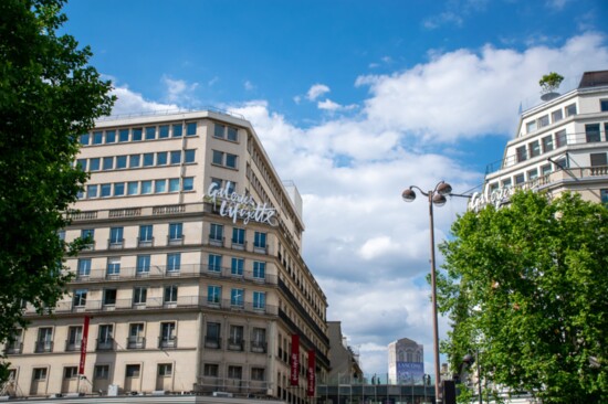 Visit the rooftop of Galeries Lafayette for a free view of Paris 