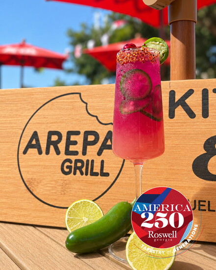 1st  Place Mocktail: Liberty Dragon — Arepa Grill Kitchen and Wine