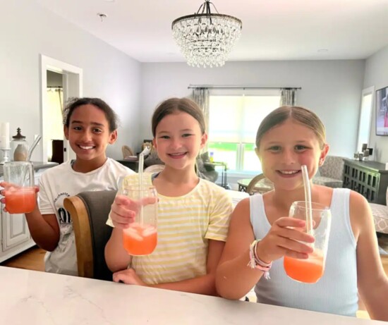  Strawberry Lemonade taste testers! 