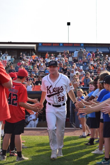 Photography provided by the Frederick Keys