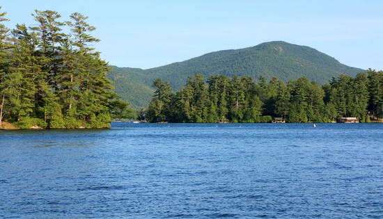 A view from Lake George, near Bolton Landing.