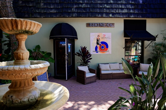 Step through the courtyard and into the charm of Bikini Company at Foun.tain Square