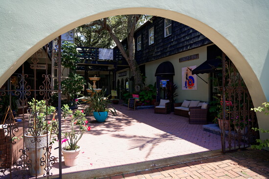 Fountain Square, where coastal charm and local favorites come to life.