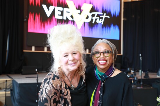Beehive Queen Christine Ohlman and Soul Renaissance Woman Joshie Jo Armstead, VersoFest 2022. 