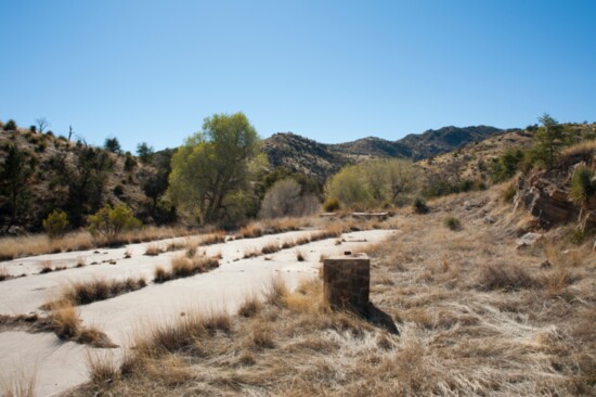 The old Prison Camp site in the Catalinas today