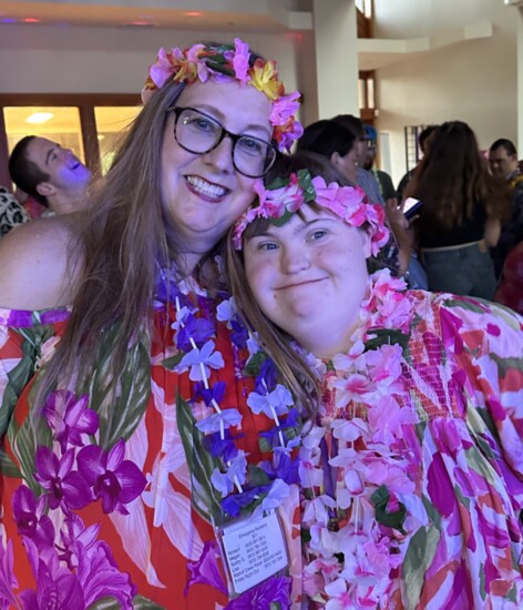 Noralyn and Gilly at Martin's Barbecue Dance Night 