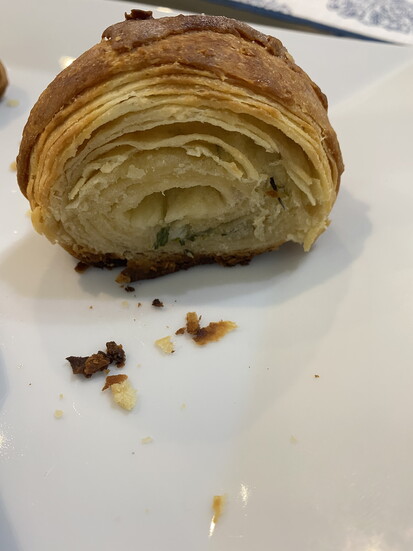 Voila! Look at those buttery, flakey layers.