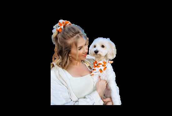 Matching Hair Scrunchy and Pet Scarf  $18  RodeoCoJerky.com 