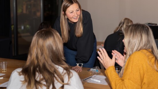 Becky Thalmann engages with participants of a Powerhouse Women in Business workshop (credit: Nicole Thomas)