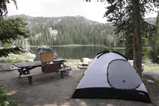 Mountain camping is what summer is all about.