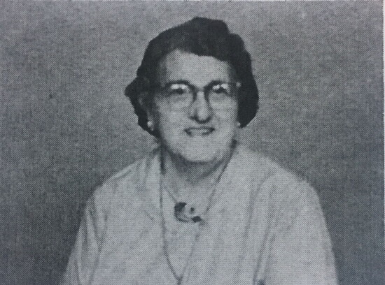 Susie Cox Stegall in the 1970s. Image from the First Baptist Church of Kennesaw directory. 
