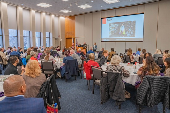 DRG quarterly sustainability luncheons at Sinclair Conference Center. Photo By: Montgomery County