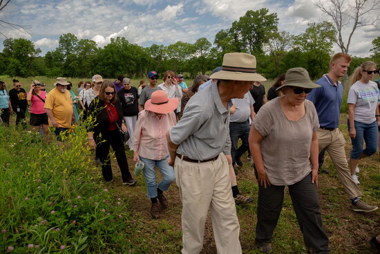 DRG walk and event at Agraria Center in Yellow Springs. Photo By: Glenna Jennings