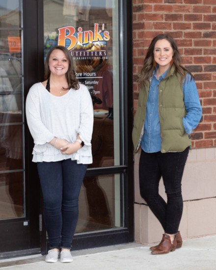 Store Manager Makenzie Collier and Bink's Buyer/Manager Emily Britton