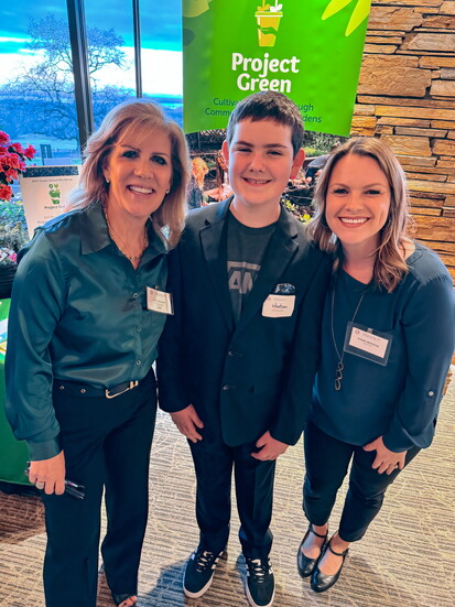 Gina Johnston, Hudson, and Kristin McKelvey
