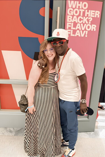 Shelby Boulay joins Flavor Flav at SHE Weekend, celebrating elite women athletes in Las Vegas