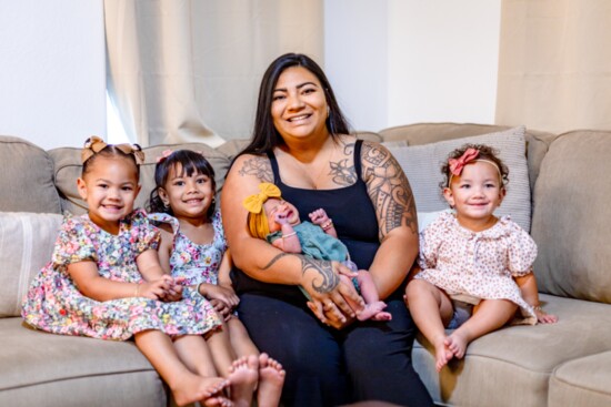 L-R: Kalehua (3), Sirena (4), Tehani, Anuhea (4 days), and Nohealani (1 1/2)