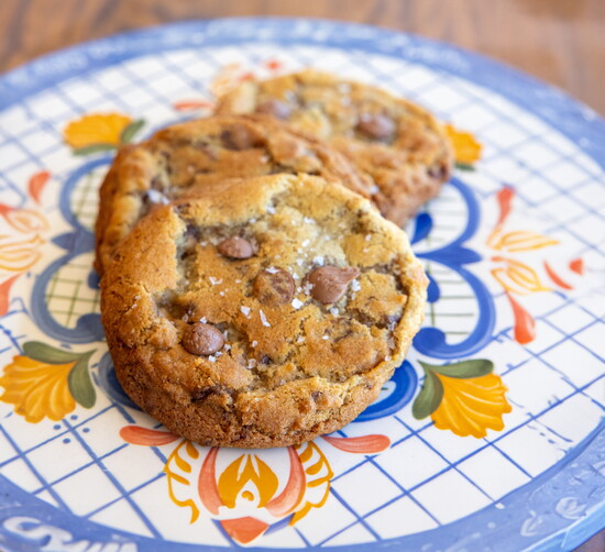 Milk Chocolate, Toffee, and Sea Salt Cookie