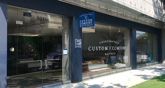 The exterior of the West Hollywood flagship