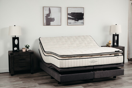 Mattresses are adjustable and can be tailored to suit clients' needs