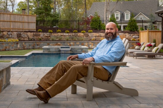 The king of pools. David Brown, Georgia Luxury Pools 