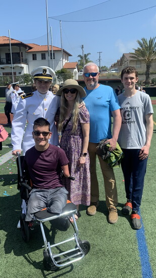 The Toomeys (from left) Bowen, Heath, Devon, Jeremy, Brooks. Photo Credit: The Toomey Family