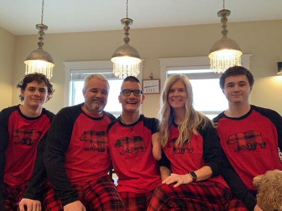 The Toomey family celebrates Serbian Christmas every year to honor Bowen's roots. Photo Credit: The Toomey Family