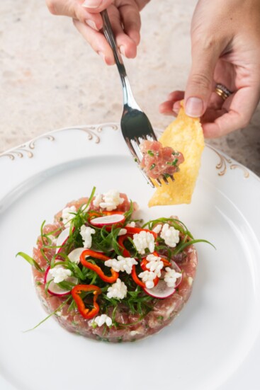 Tuna Tartare. Photo by Brian Kennedy