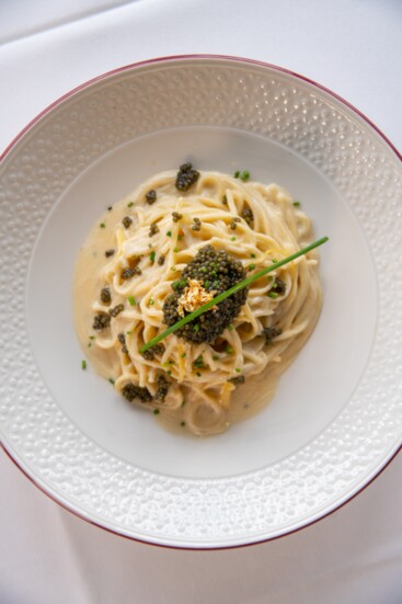 Caviar Pasta. Photo courtesy of Zanti Cucina Italiana  