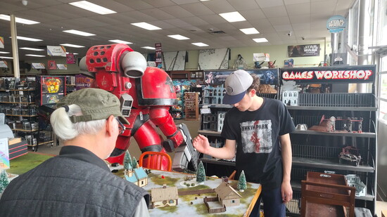Jim Bonaldo plays Bolt Action at Tabletop Gaming Center