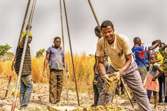 Not only does Water4 install wells, but they also train the community on how to maintain those same wells.