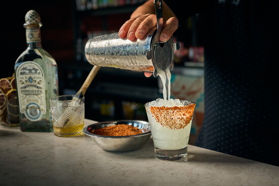 100% agave tequila, coconut milk, fresh habanero & ginger make for a fun spin on a classic marg. They like it bold, fresh, and sometimes a little spicy, too!