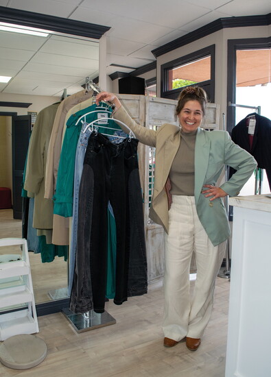 Johnson transformed her family's alterations shop into a styling destination emphasizing sustainability, body positivity, and client confidence.