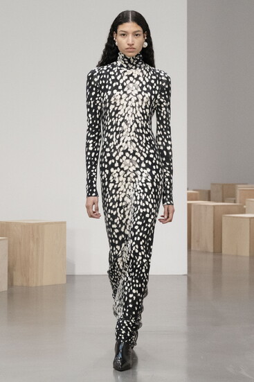 bold shoulders and animal prints
