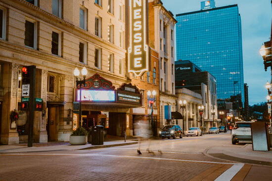 Downtown Knoxville offers a vibrant nightlife for all tastes. Photo by Chelsea Babin