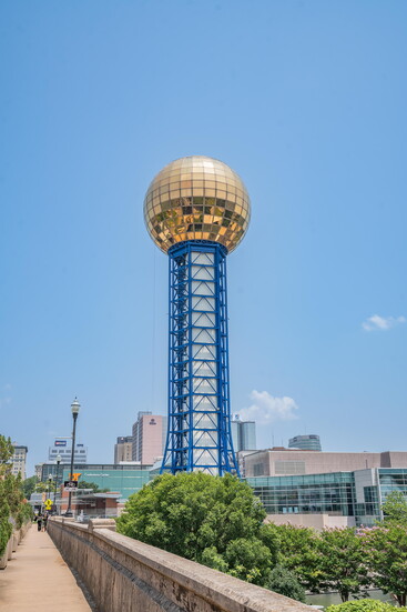 Perhaps the most iconic landmark in Knoxville, the Sunsphere is a must-see. Photo by Chelsea Babin