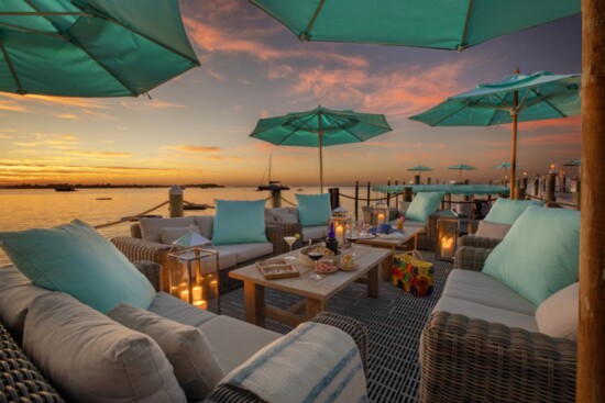 Dock Seating during dusk