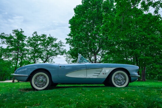 Blue 59 Corvette