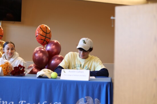 Austin Cohen Signs With William & Mary