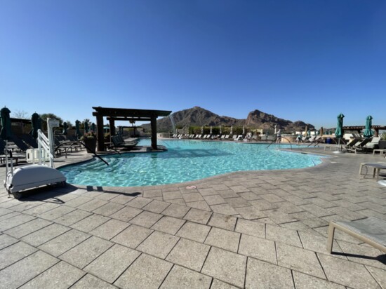 JW Marriott Main Pool Area in Scottsdale