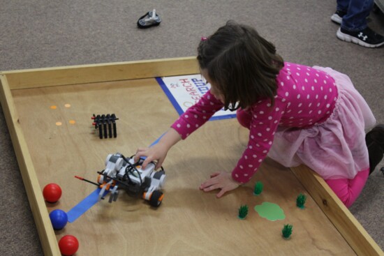 Talcott Mountain Science Academy students engage in robotics lessons. 