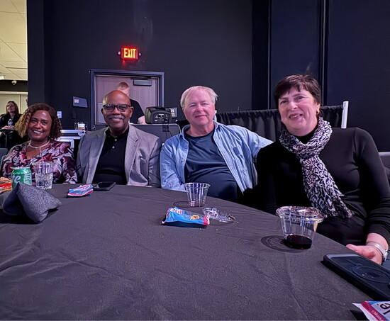 Carol and Hardy Washington and friends