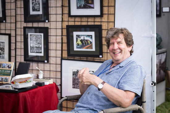 Patrick Murphy at the Webster Arts Fair
